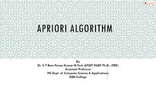 Apriori Algorithm in Data Mining
