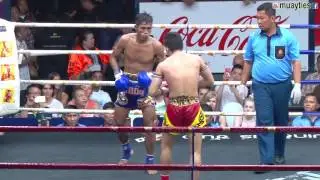 Muay Thai - Prajanchai vs Luknimit (พระจันทร์ฉาย vs ลูกนิมิต), Rajadamnern Stadium,Bangkok, 31.3.16