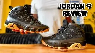 Распаковка и демонстрация моих кроссовок AIR JORDAN 9 RETRO BOOT NRG BLACK GUM.