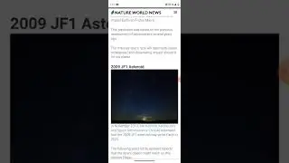 NASA Says Massive Asteroid May hit earth Friday May 6th!! 2009 JF1!