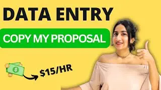 Upwork Cover Letter for Data Entry | Use My Upwork Job Proposal & Cover Letter for Bid