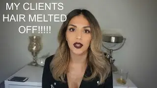 My Clients Hair Melted Off! My Crazy Salon Experience Story | Brenda Manalac