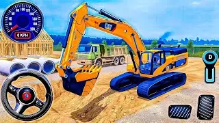 🚨 JCB City Road Construction Simulator 3D🚧 - Android Gameplay