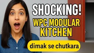 Kitchen Makeover Story 🏠 | Modular Kitchen with WPC Board | Termite Problem Solved ✅ #views #shorts