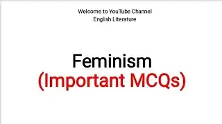 Feminism Literary Theory Multiple Choice Questions | Mcqs of New Historicism in Urdu/Hindi