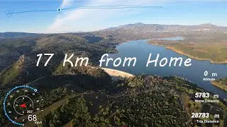 Chimera 7 Over Lake Long Range Test 17 Km from Home (FPV)
