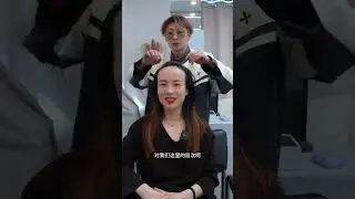 Let you walk out of this barber shop with a smile#Never expected#Liu Hai#An unexpected