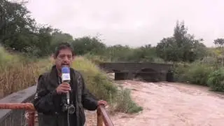 Reporte por creciente del R&iacute;o en Ahuacatl&aacute;n