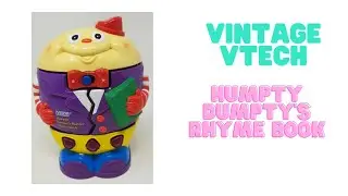 Vintage Vtech Humpty Dumpty&rsquo;s Rhyme Book #kids #humptydumpty #nurseryrhymes