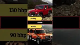 Mahindra Thar vs Force Motors Gurkha #ytshorts
