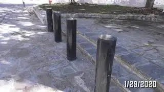 Archaeology Update - Security Bollards Installed in Alamo Plaza