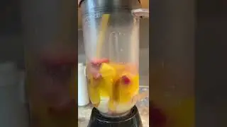 Quick easy and healthy popsicle with leftover fruit#youtubevideo #homemade