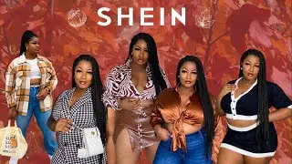 SHEIN CURVE FALL TRY ON HAUL | PLUS SIZE FALL FASHION - CLOTHING & HANDBAGS | HOT GIRL FALL 🍂