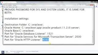 Informatica Administration Training Tutorial 1a: Downloading and Installation of Oracle XE.