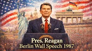 President Ronald Reagan Berlin Wall Speech 1987 | &ldquo;Tear Down This Wall&rdquo; |