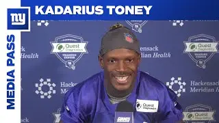 Kadarius Toney on First Day at Rookie Minicamp: 'Ready to show the coaches what I can do'