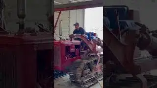 First start after complete engine rebuild! International Harvester TD9 dozer.