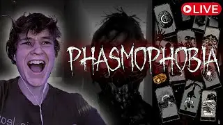 Playing phasmophobia stream (with friend)