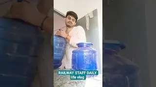 Railway Staff Daily vlog #vlog #railwaygroupd #dailyvideoblog #railvlogger #indiarailway