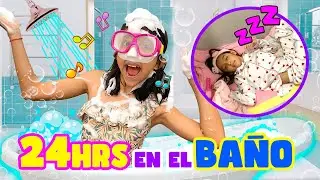 24 HORAS EN EL BAÑO🚿I Yo soy Aranza 💕