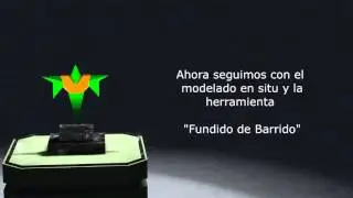 modeado en situ 03: Revolución y Fundido de Barrido