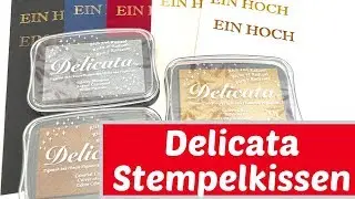 Delicata Stempelkissen ⎮Gold,Silber,Kupfer stempeln auf dunklem Karton ⎮ Tipps und Tricks