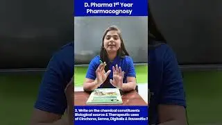5 Important Questions of Pharmacognosy | D. Pharma 1st year | #bteup