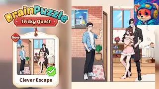 Brain Puzzle TrickyQuest Level 125 clever escape pass the secret code to help the girl escape danger