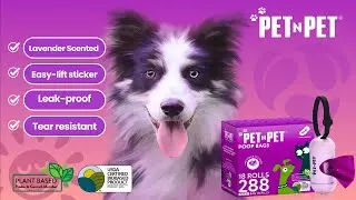 Pet N Pet Lavender-Scented Poop Bags | With Dispenser