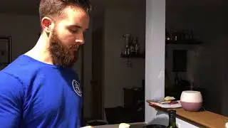 Apples and balsamic pork chops with mashed turnips