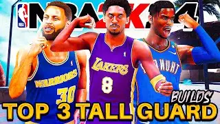 The 3 BEST TALL GUARD BUILDS in NBA 2K24! BEST ISO BUILD in NBA 2K24! BEST LOCKDOWN BUILD NBA 2K24!
