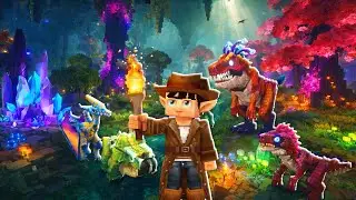 ENCONTREI DINOSSAUROS no HYTALE! - MUNDO ETERNO 13