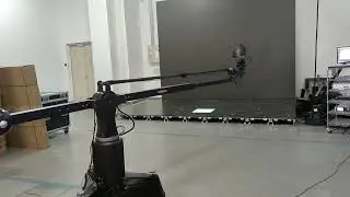 SEEDER Robotic Camera Crane Ready for Testing in the XR Virtual Studio