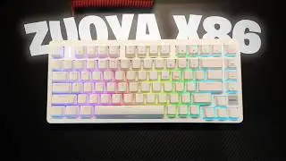 TECLADO COM SWITCH MAGNÉTICO GATERON E  RAPID TRIGGER! (ZUOYA X86)