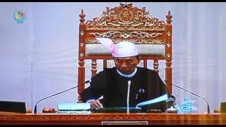 DVB - သူရဦးေရႊမန္းကို ေကာ္မရွင္ ဥကၠဌတာ၀န္ ျပည္သူ႔လႊတ္ေတာ္ ေပးအပ္