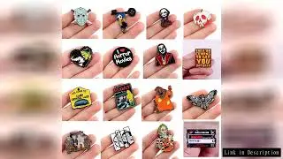 Halloween Horror Movie Enamel Pin Brooch for Clothes Cool Badges on Backpack Accessories Lapel Pins