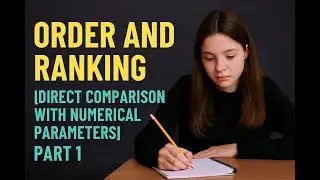 ORDER AND RANKING |Part 1| Direct Comparison With Numerical Parameters|Reasoning|KhushiQ |#reasoning
