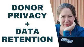 Donor Privacy and Data Retention