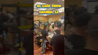 OC Card Show in Anaheim CA today. Are we buying singles or more packs to rip!? #occardshow #pokemon
