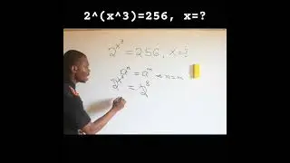 What is x if 2^(x^3) = 256? || How to solve indices Problems#indices #exponentialproblem