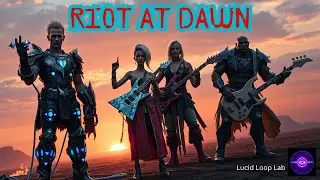 Riot at Dawn ⚡ | AI-Generated Rock Anthem by LucidLoopLab