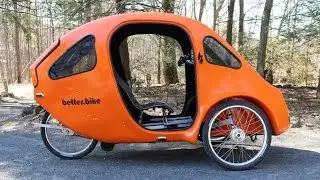 PEBL the Fully Enclosed pedal-electric velomobile