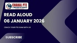 Чтение вслух для PTE | 6 января 2026 г. - Наиболее часто повторяющееся задание | Чахал PTE