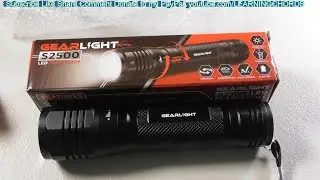 Tactical LED Flashlight 1500 Lumens Power Bright White Light with Strobe REVIEW