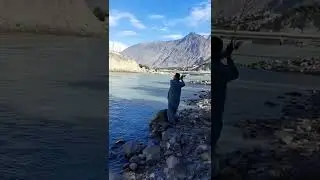 Trout Fishing at Gilgit river