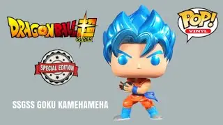SSGSS Goku Kamehameha Metallic Funko Pop Vinyl Dragon Ball Special Edition Exclusive