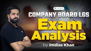 Company Board LGS Exam Analysis | Imdiaz Khan | Kerala PSC