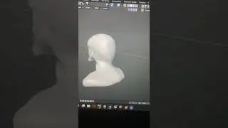 Blender sculpting head part 1 #blender #nft #procreate #3dmodeling #sculpting #animation
