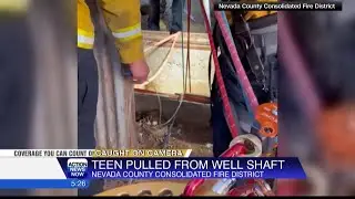Teenager and dog pulled from abandoned well shaft in Nevada County