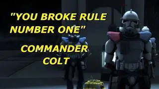 Commander Colt of the Rancor Battalion